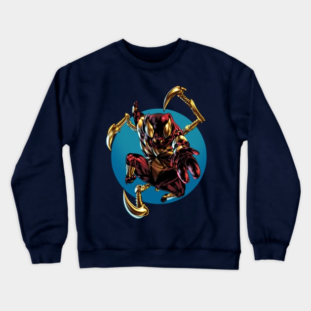 Iron Spider-Ham! Crewneck Sweatshirt by ThirteenthFloor